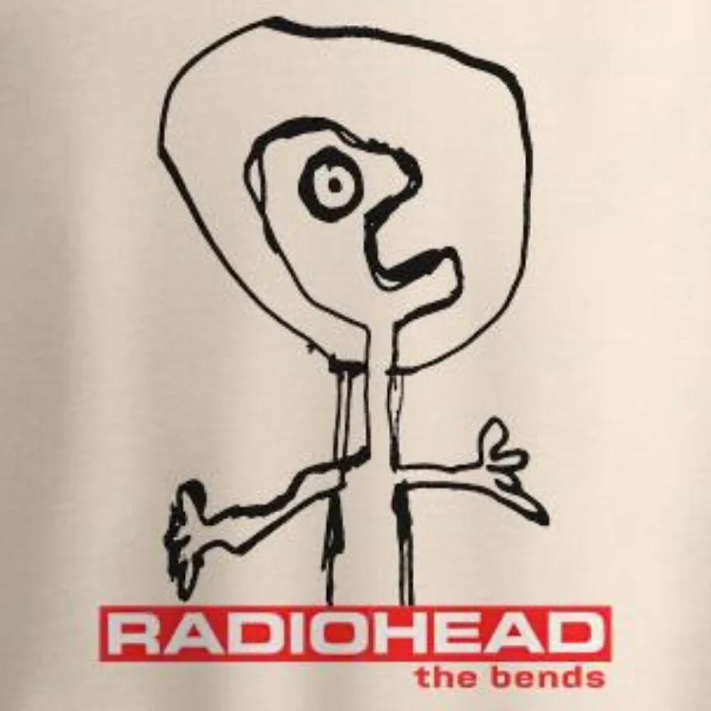 Vintage Radiohead the bends sweatshirt sand , Retro 90s Radiohead band shirt - Picture 3 of 4